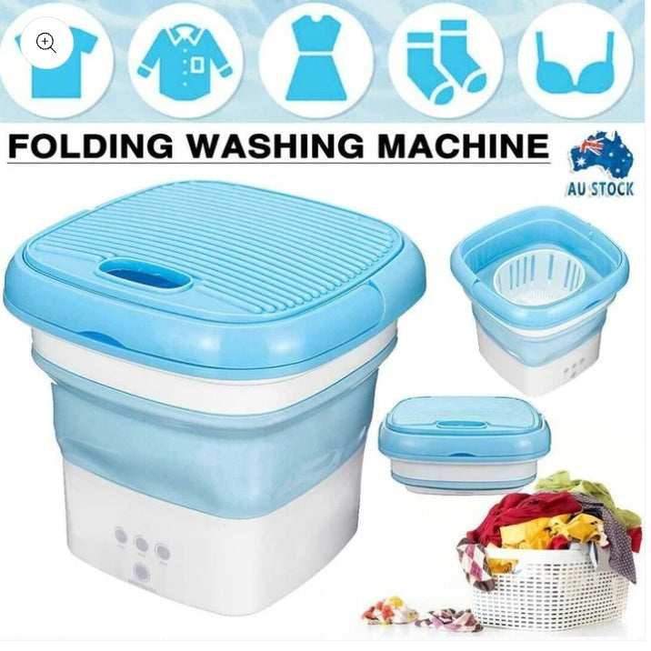 Powerful Mini Foldable Washing Machine With Dryer