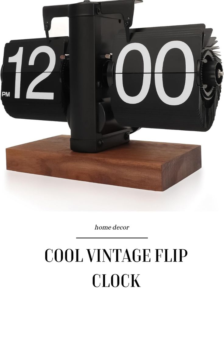 Premium Mechanical Retro Flip Clock