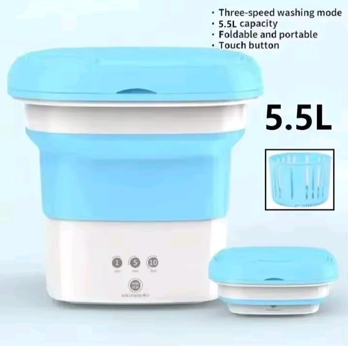Powerful Mini Foldable Washing Machine With Dryer