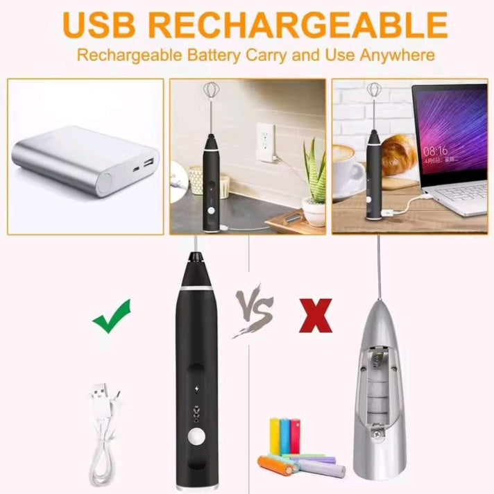 WhiskPro 3-Speed Electric Frother