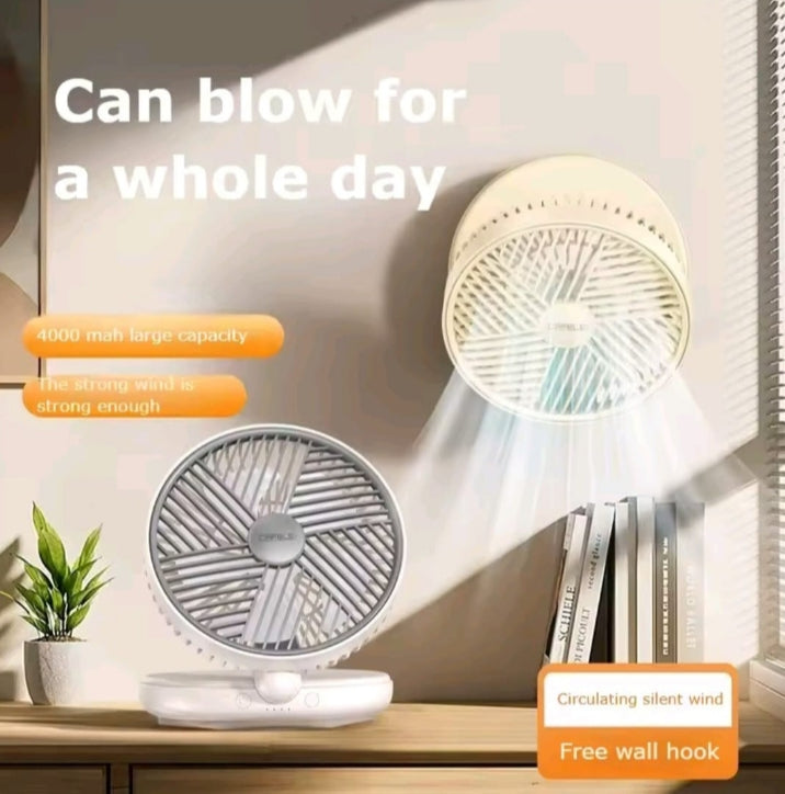 Rechargable mini fan