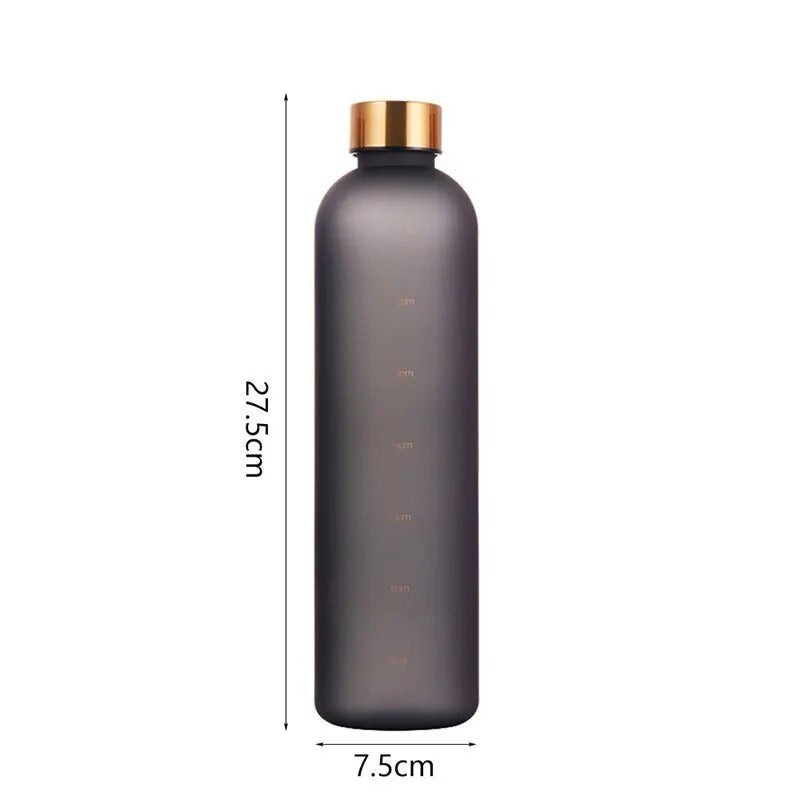 Gradient Time-Marker Water Bottle