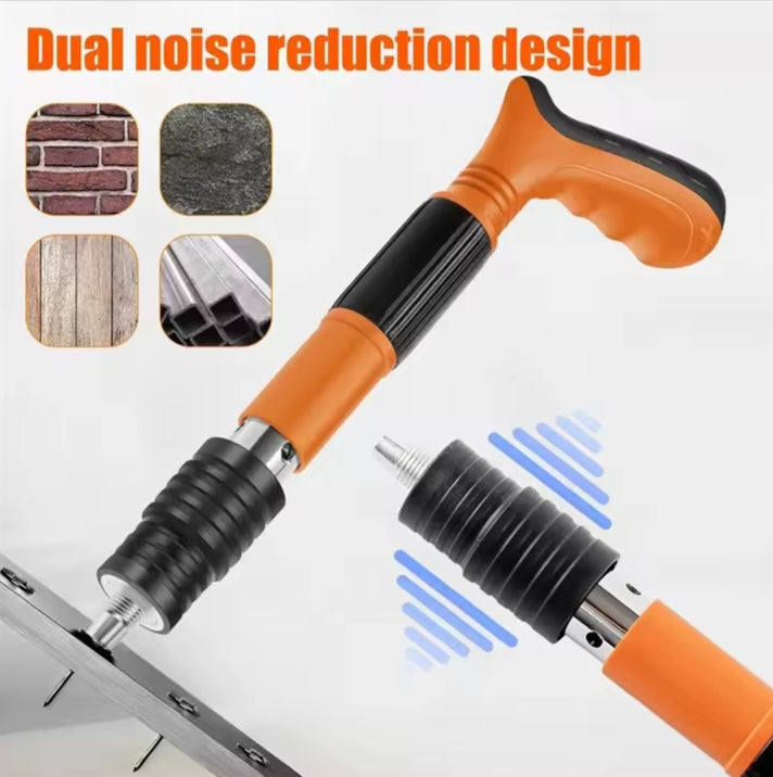 Heavy Duty Concrete Nail Gun Kit. 10 Free Nail Included🎁
