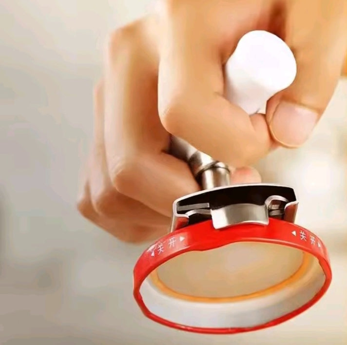 Jar Lid Opener with Rotating Handle – Heavy-Duty Bottle Cap Remover